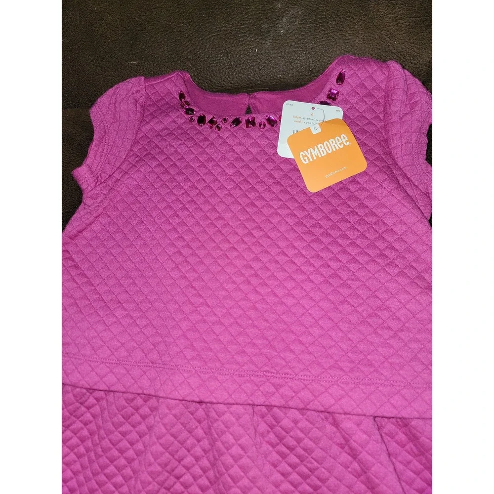 Gymboree plum pony maroon dress‎ size 6 nwt